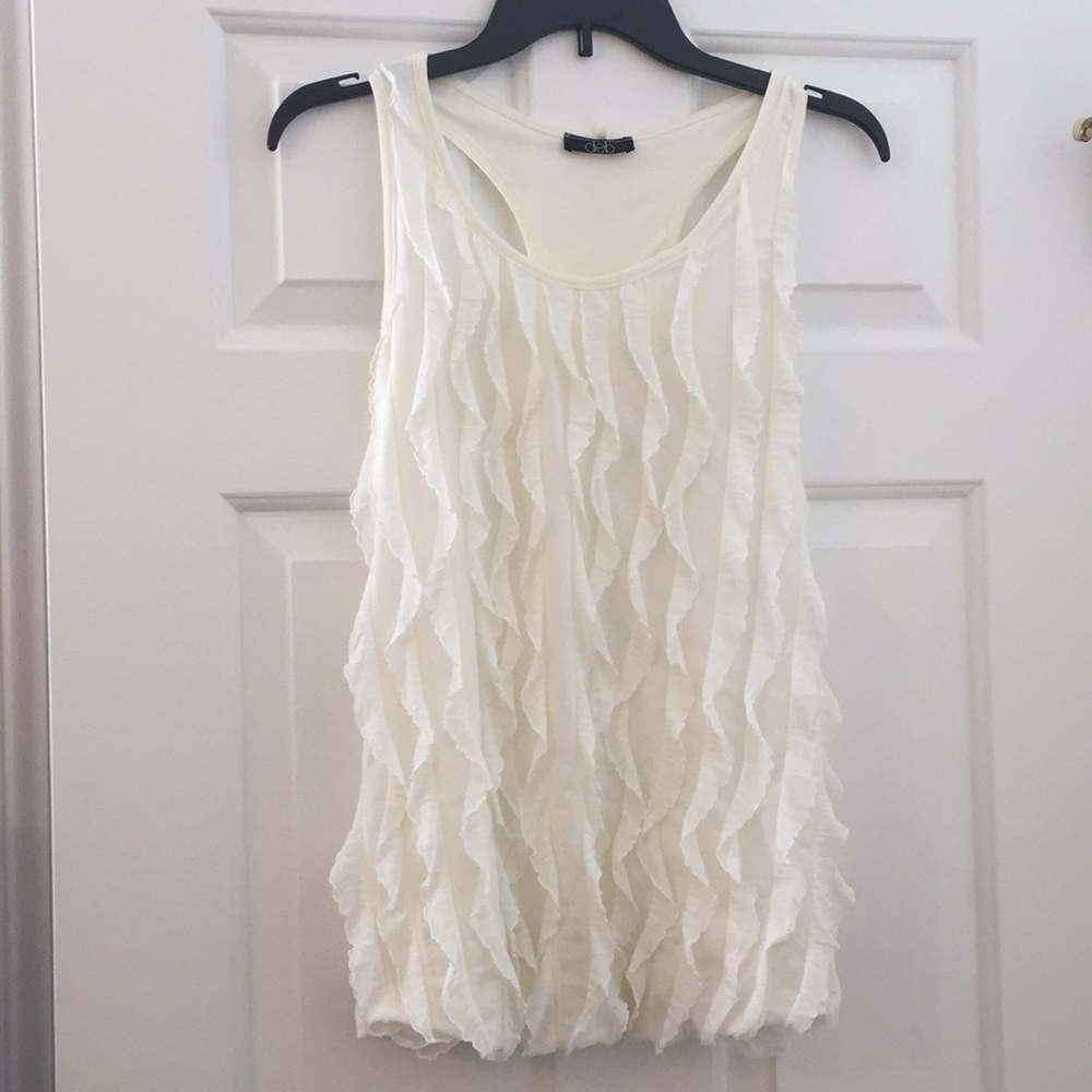 White tank top